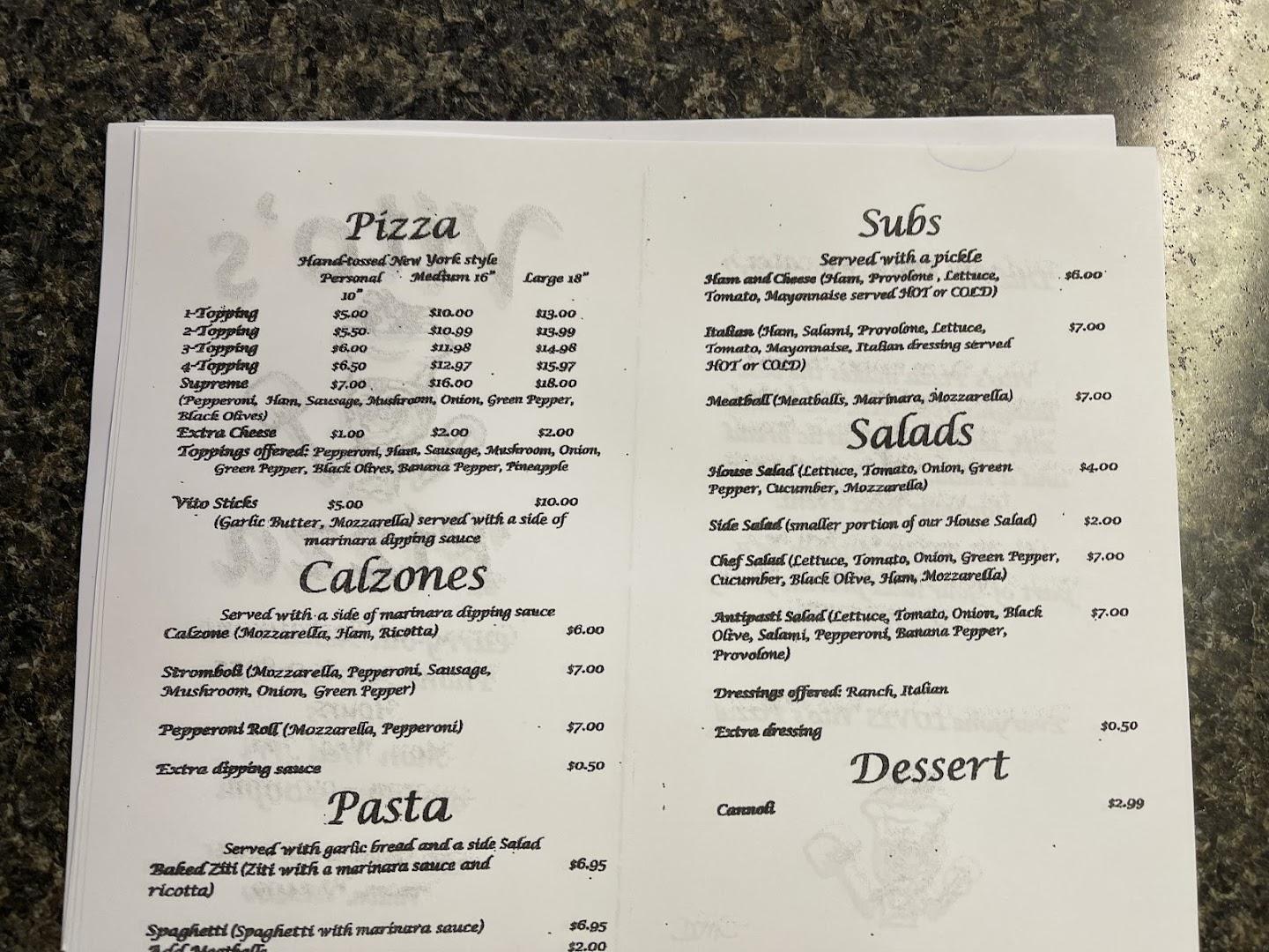 Vito's Pizza